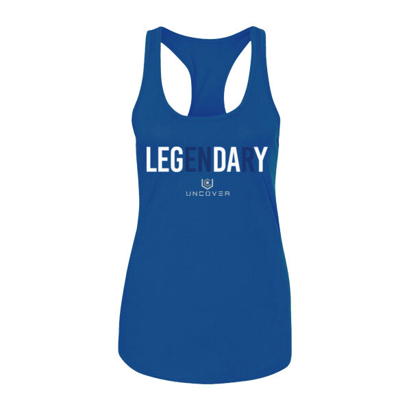 LEGENDARY LEG DAY - WOMEN'S FITTED TANK TOP - $R25HTG$ Thumbnail